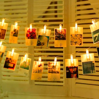 Купить Гирлянда светодиодная с прищепками 4.5м. от USB оптом